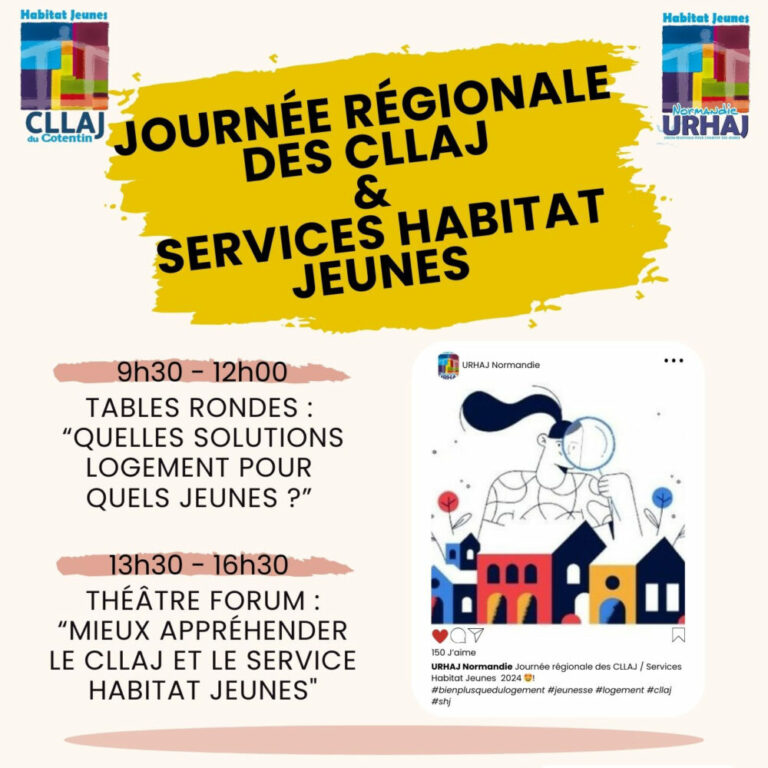 affiche carrée journée régionale CLLAJ