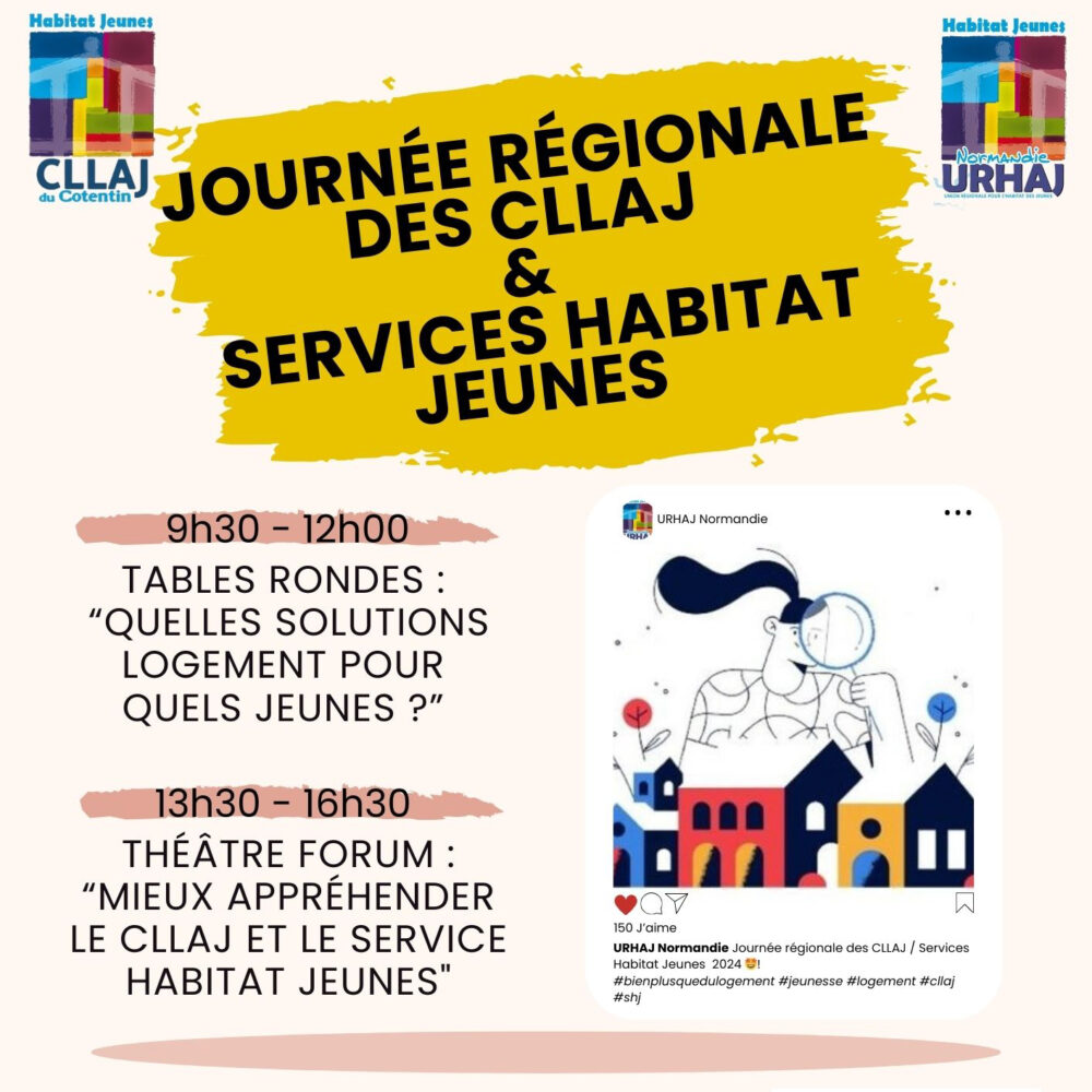 Save the date : 4/06 Journée Régionale Habitat Jeunes